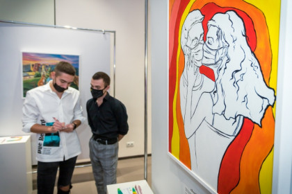 Картины о коронавирусе продали новосибирские художники на 200 тысяч рублей