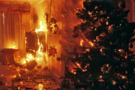 Всплеск бытовых пожаров в Новосибирской области спровоцировала морозная погода