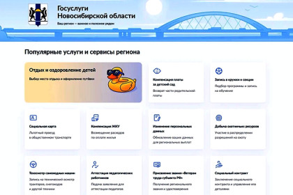 Андрей Травников отметил преимущества регионального раздела НСО на Госуслугах