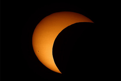 Солнечное затмение-2022 над Новосибирском сфотографировал Алексей Поляков