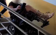 Инвалиду участнику СВО помогли получить коляску-ступенькоход