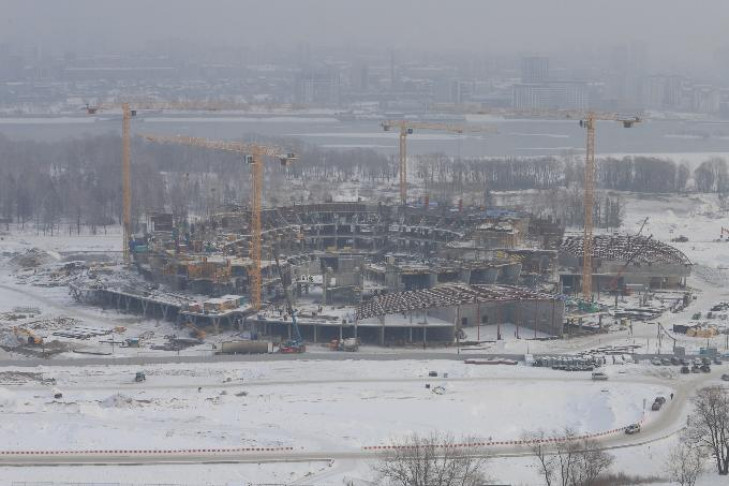 Ледовый дворец для МЧМ-2023 по хоккею готов на 35%