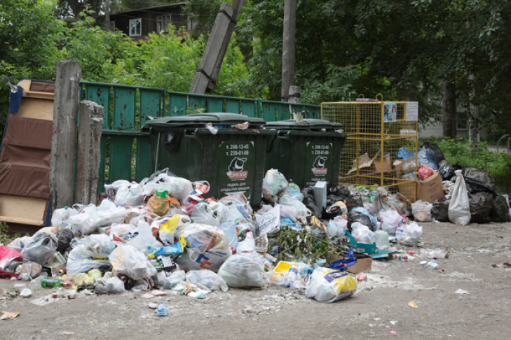 В мусорных мешках пришлось покопаться главе Щербаковского сельсовета