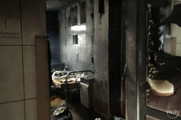 Пациент погиб при пожаре в больнице Новосибирска