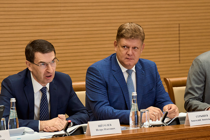 Анатолий Серышев и Игорь Щёголев провели семинар-совещание по вопросам поддержке ответственного бизнеса на основе ЭКГ-рейтинга