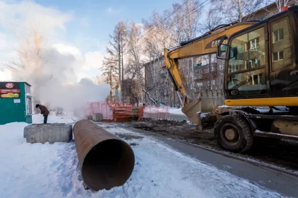 Без тепла и воды из-за аварии остались жители села Ташара Мошковского района