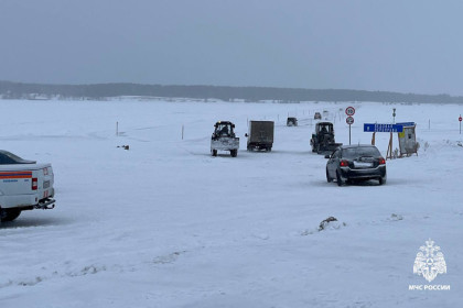 Опубликован режим работы первой ледовой переправы под Новосибирском