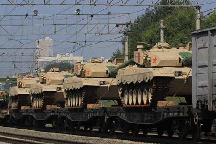 Китайские танки встретили «хлебом-солью» в Новосибирске 