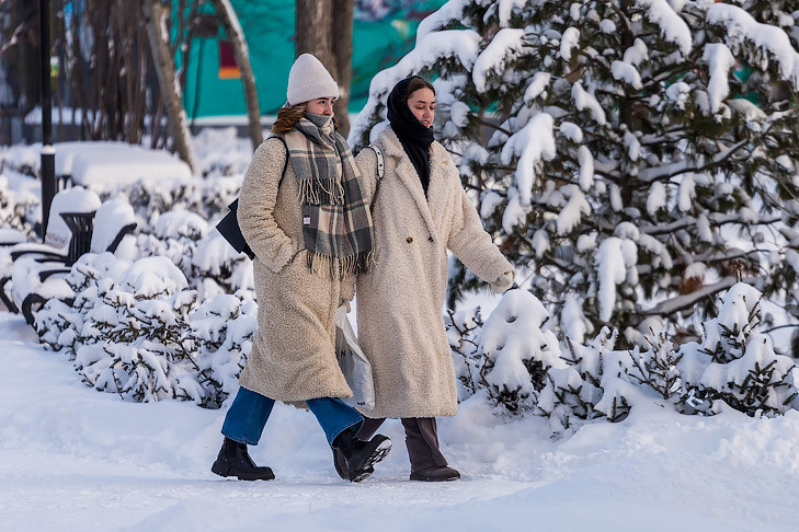 Штормовое предупреждение об аномальных морозах продлили до 13 декабря в Новосибирске