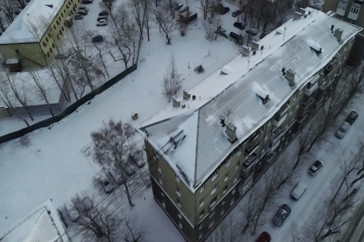 Дроны вылетели на борьбу со снегом в Новосибирске