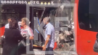 Два автобуса столкнулись на въезде в Казань
