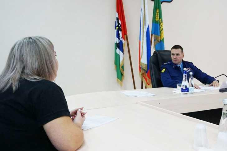 Заместитель генпрокурора РФ Дмитрий Демешин провел личный прием жителей Новосибирской области