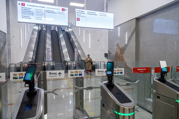 Биометрию введут в Новосибирском метрополитене до конца 2025 года