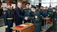 Губернатор Новосибирской области поздравил курсантов с принятием присяги