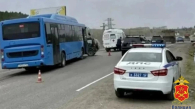 Водитель погиб в ДТП с рейсовым автобусом в Кузбассе