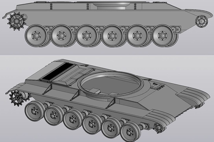 В СГУГиТ создали 3D модель танка