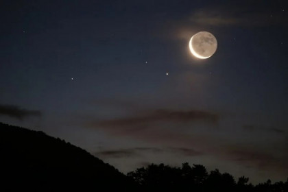 Лунное сияние да Винчи можно увидеть в небе над Новосибирском в мае-2023