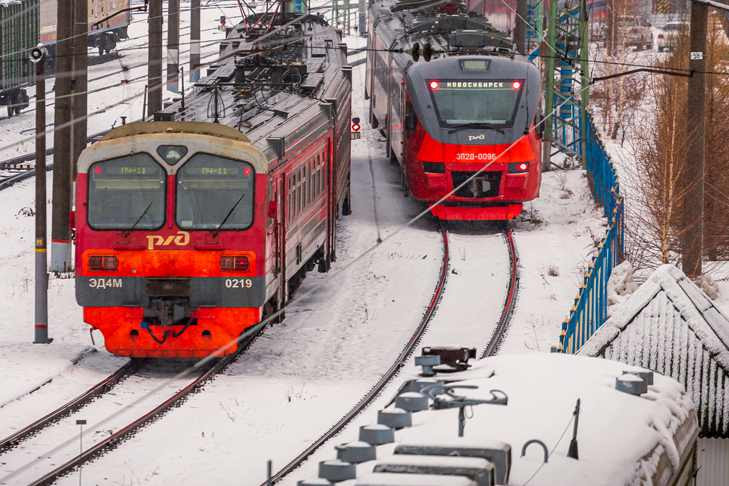 Школьные электрички могут поехать по Новосибирской области на зимних каникулах