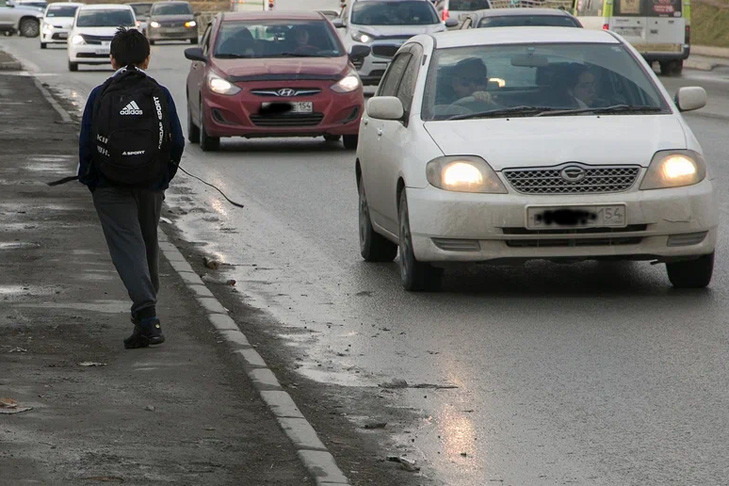 В Карасуке по требованию прокуратуры обустроят опасный участок дороги