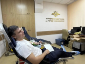 Сотрудники полиции Новосибирска приняли участие в донорской акции