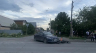 Несовершеннолетний мотоциклист пострадал в ДТП на Смежной в Новосибирске
