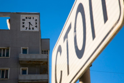Часы остановились на «Доме под часами» в Новосибирске 