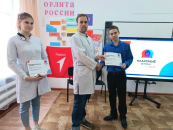 Пешковские ребята встретились с медиками