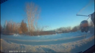Появилось видео того, как грузовик повредил газопровод в Бердске