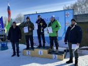 Жители Усть-Таркского района приняли участие в “Лыжне России”