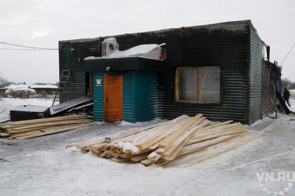 Магазин с продуктами сгорел в Кочковском районе
