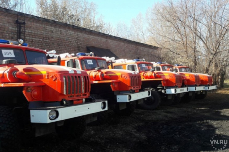 Пожарные машины из Новосибирска разъедутся по всей России