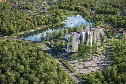 Научный подход к тишине: как выглядит новый проект ГК «Расцветай» на берегу озера Каинка