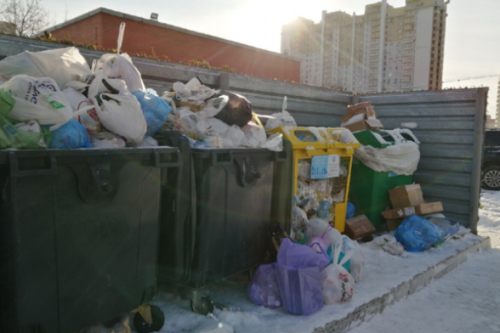 В Новый год новосибирцы произведут в два раза больше мусора – жилищники подготовили 15 резервных мусоровозов