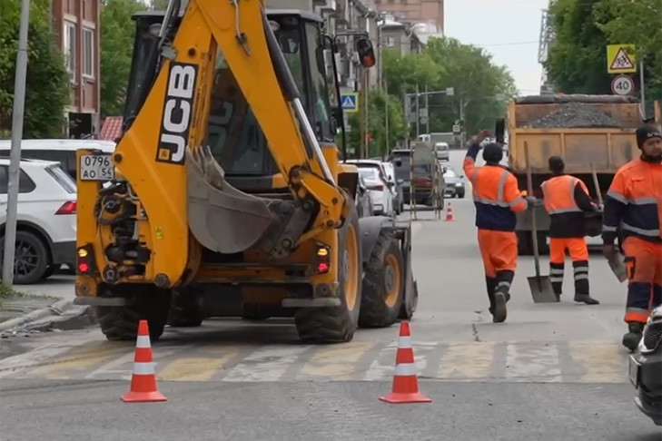 В Новосибирске начался капитальный ремонт улицы Некрасова