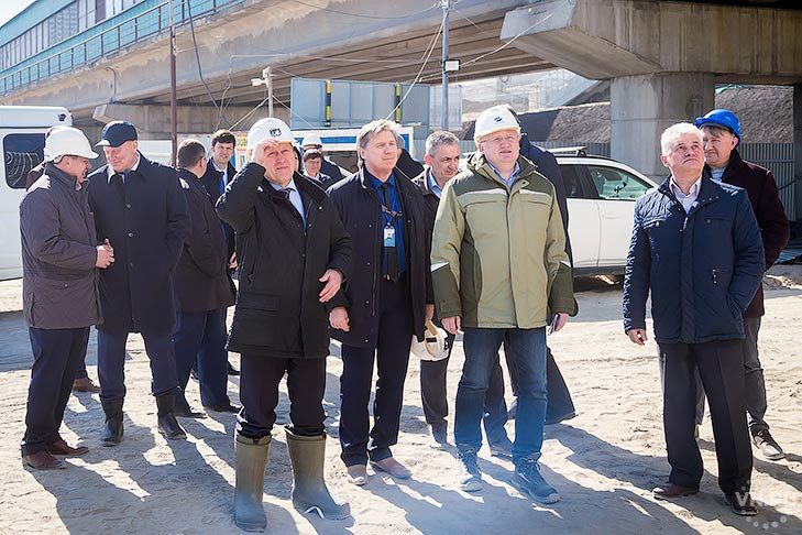 Мэр Локоть на станции «Спортивной» заявил о продлении Дзержинской ветки метро в Новосибирске
