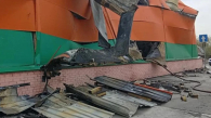 Пожар в торговом центре Искитима полностью ликвидировали