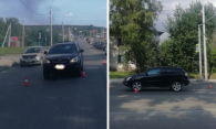 Увезли в больницу: автомобиль премиум-класса сбил пешехода в Новосибирске