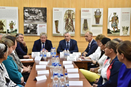 Андрей Травников в Убинском районе встретился с бойцами СВО и членами их семей