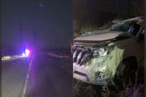 Водителя и пассажира «Тойоты» выбросило из салона автомобиля под Новосибирском