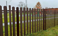 В сельском парке Абрамово Куйбышевского района восстановили забор