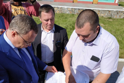 Первый замгубернатора Юрий Петухов проконтролировал реализацию нацпроектов в Чулыме
