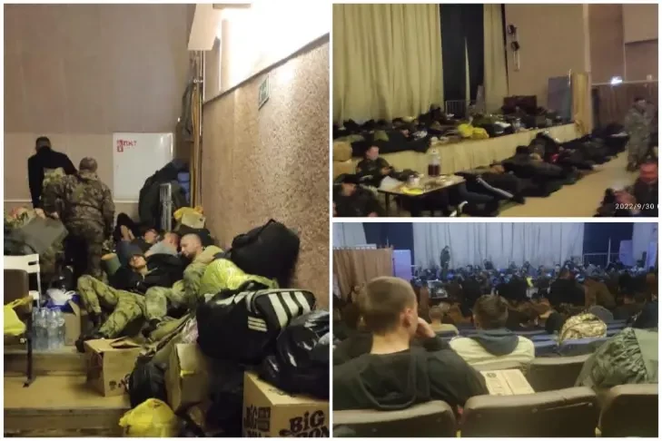 Правительство Новосибирской области объяснило скопление мобилизованных в Доме молодежи
