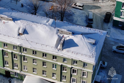 В Новосибирске беспилотники нашли 90% заснеженных крыш