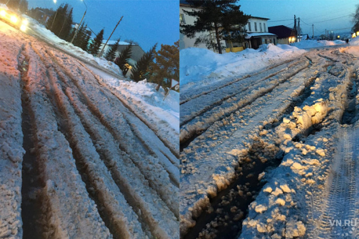 Загадка снега на дорогах Колывани: а был ли грейдер?