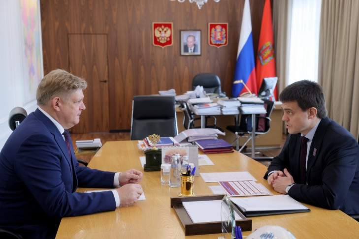 Анатолий Серышев провёл рабочую встречу с Михаилом Котюковым