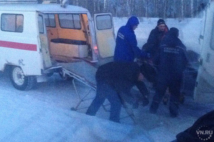 300 метров глубокого снега отделяли драчунов от спасателей