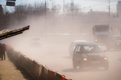 Улицы Новосибирска зальют «Бионордом» против пыли