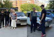 Блогеры подарили пенсионеру из Новосибирска новую машину вместо сгоревшей