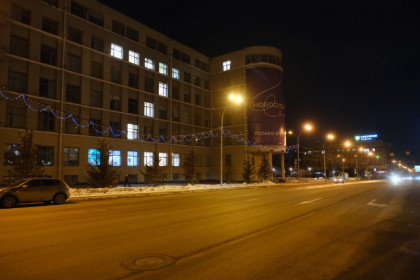 Всю ночь горела буква Z в окнах областного правительства и заксобрания в Новосибирске