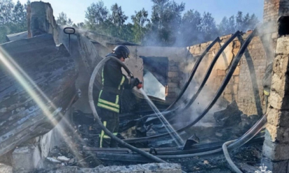 Пожарный катер помог потушить крупный пожар в СНТ под Новосибирском